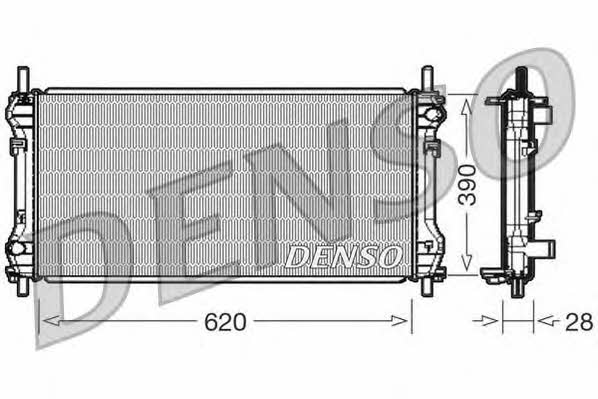 DENSO DRM10102 Radiator, engine cooling DRM10102