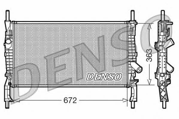 DENSO DRM10105 Radiator, engine cooling DRM10105