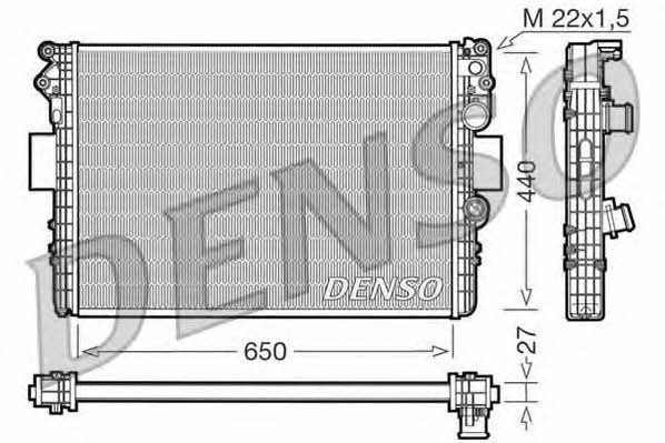 DENSO DRM12002 Radiator, engine cooling DRM12002