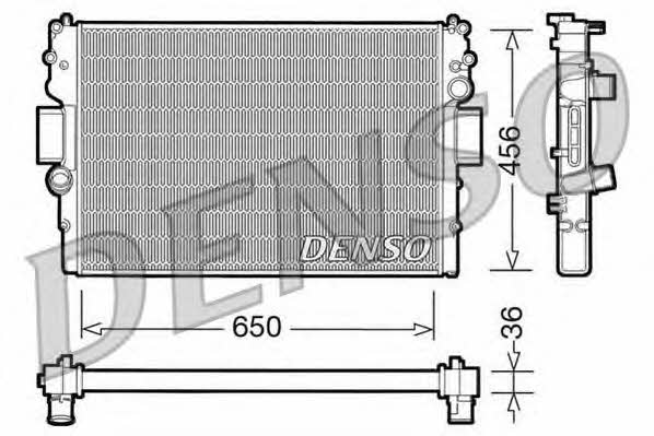 DENSO DRM12007 Radiator, engine cooling DRM12007