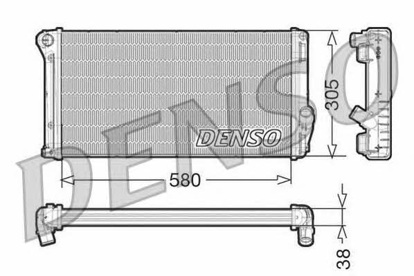 DENSO DRM13020 Radiator, engine cooling DRM13020