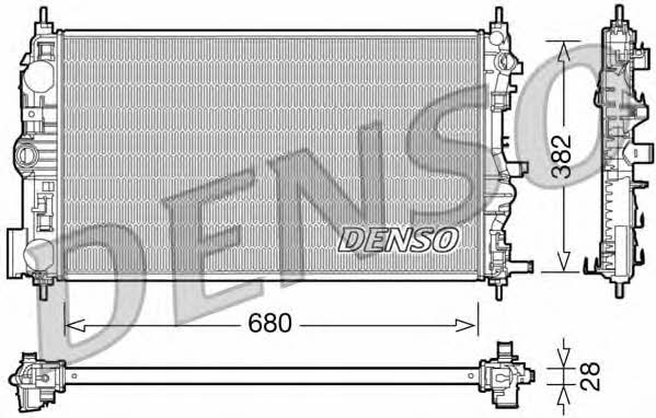 DENSO DRM15005 Radiator, engine cooling DRM15005