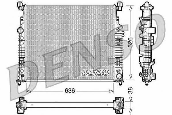 DENSO DRM17007 Radiator, engine cooling DRM17007
