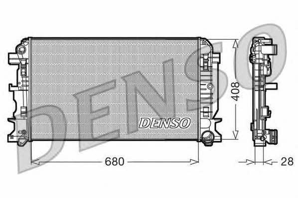 DENSO DRM17009 Radiator, engine cooling DRM17009