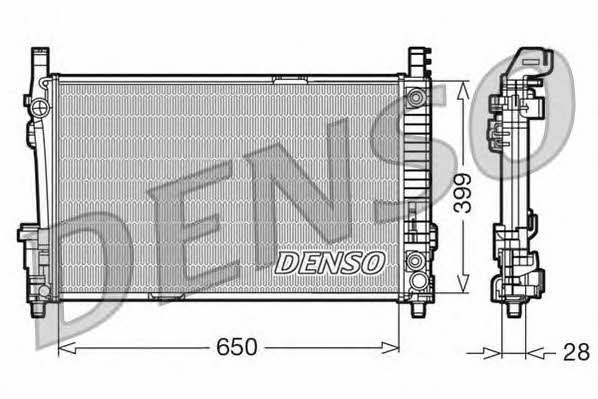 DENSO DRM17013 Radiator, engine cooling DRM17013