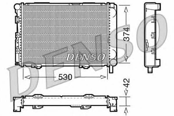 DENSO DRM17025 Radiator, engine cooling DRM17025