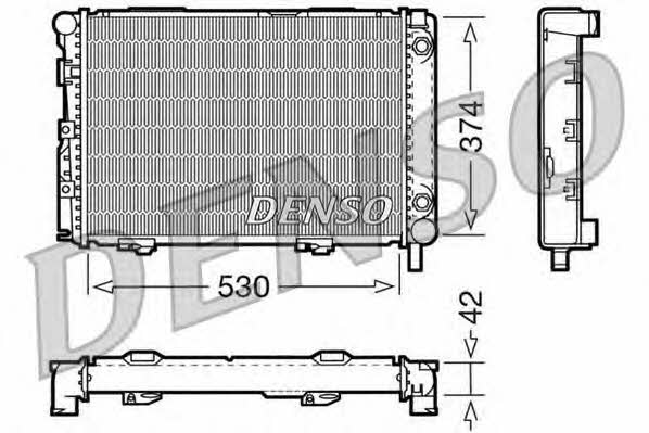 DENSO DRM17026 Radiator, engine cooling DRM17026