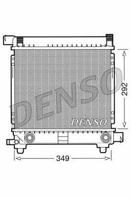 DENSO DRM17027 Radiator, engine cooling DRM17027