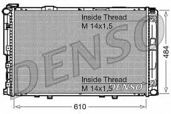 DENSO DRM17039 Radiator, engine cooling DRM17039