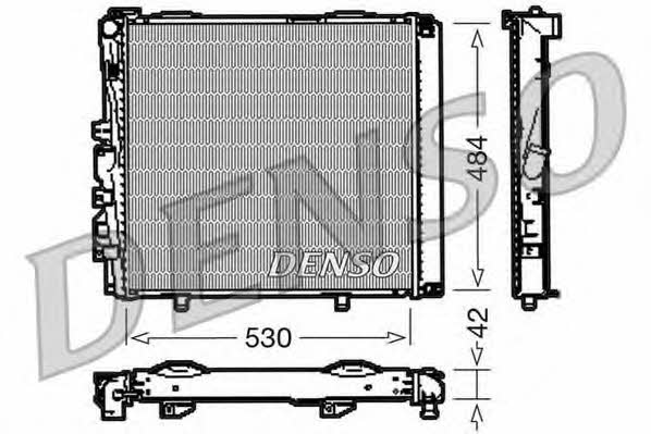 DENSO DRM17040 Radiator, engine cooling DRM17040