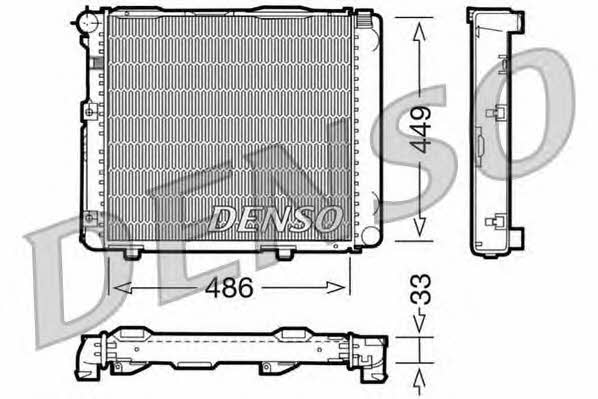 DENSO DRM17068 Radiator, engine cooling DRM17068