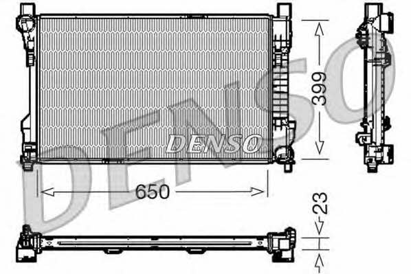 DENSO DRM17081 Radiator, engine cooling DRM17081