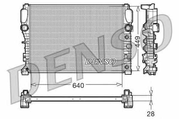 DENSO DRM17091 Radiator, engine cooling DRM17091