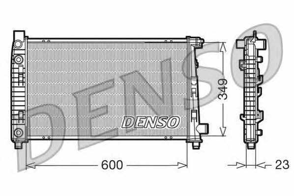 DENSO DRM17102 Radiator, engine cooling DRM17102