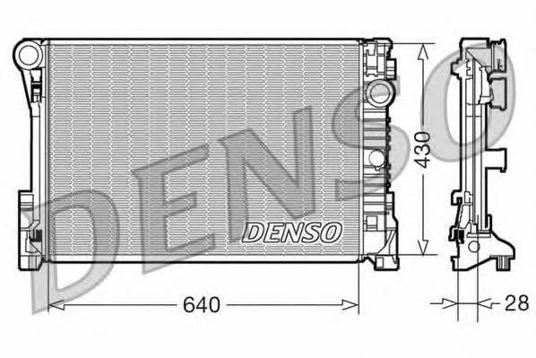 DENSO DRM17110 Radiator, engine cooling DRM17110