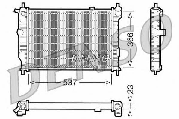 DENSO DRM20011 Radiator, engine cooling DRM20011