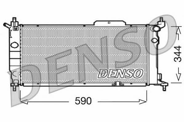 DENSO DRM20013 Radiator, engine cooling DRM20013