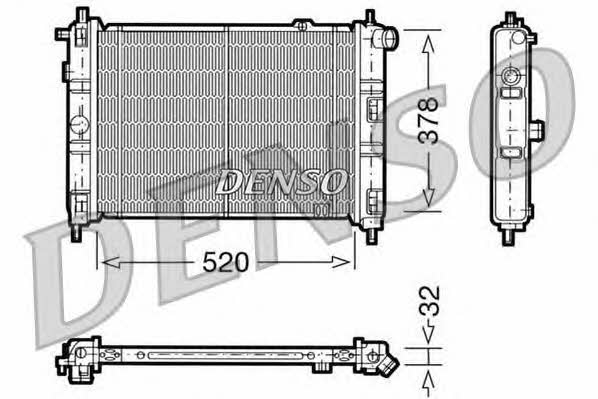 DENSO DRM20030 Radiator, engine cooling DRM20030