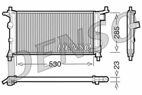DENSO DRM20037 Radiator, engine cooling DRM20037