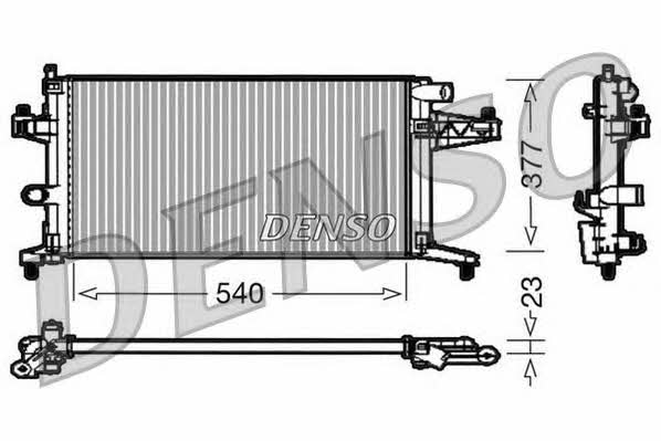 DENSO DRM20038 Radiator, engine cooling DRM20038