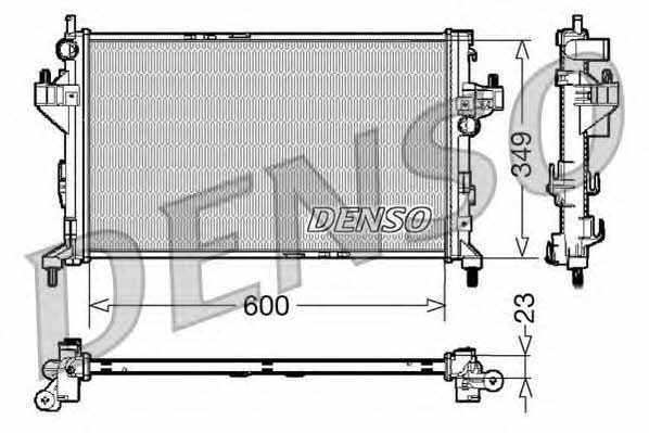 DENSO DRM20045 Radiator, engine cooling DRM20045