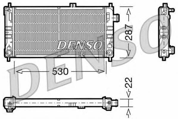 DENSO DRM20062 Radiator, engine cooling DRM20062