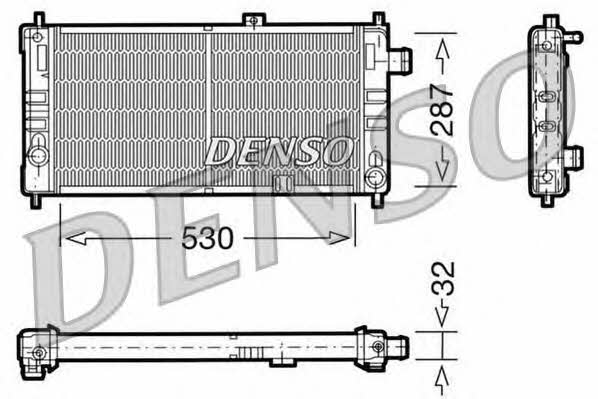 DENSO DRM20064 Radiator, engine cooling DRM20064