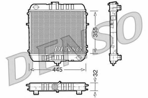DENSO DRM20072 Radiator, engine cooling DRM20072