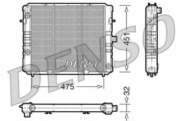 DENSO DRM20077 Radiator, engine cooling DRM20077