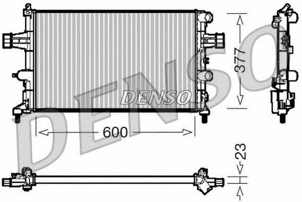 DENSO DRM20081 Radiator, engine cooling DRM20081