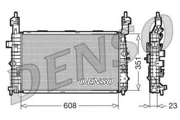 DENSO DRM20093 Radiator, engine cooling DRM20093