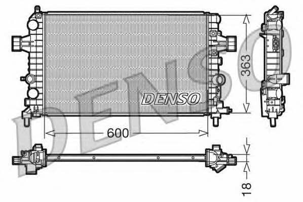 DENSO DRM20103 Radiator, engine cooling DRM20103
