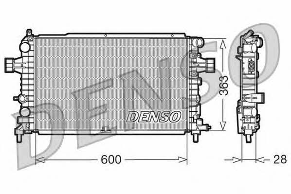 DENSO DRM20105 Radiator, engine cooling DRM20105