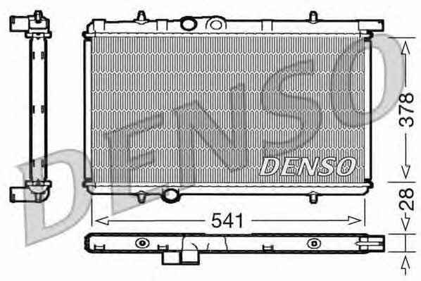 DENSO DRM21021 Radiator, engine cooling DRM21021
