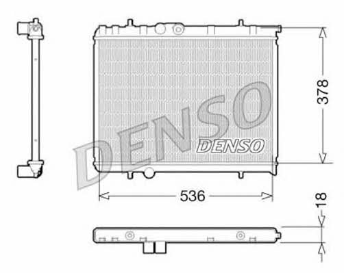 DENSO DRM21034 Radiator, engine cooling DRM21034