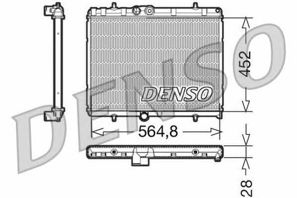 DENSO DRM21057 Radiator, engine cooling DRM21057