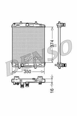 DENSO DRM21603 Radiator, engine cooling DRM21603