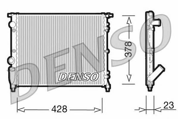 DENSO DRM23001 Radiator, engine cooling DRM23001