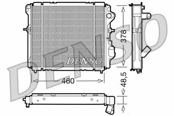 DENSO DRM23007 Radiator, engine cooling DRM23007