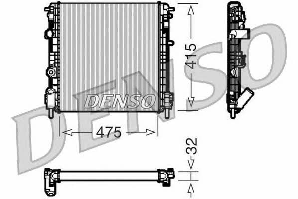 DENSO DRM23014 Radiator, engine cooling DRM23014
