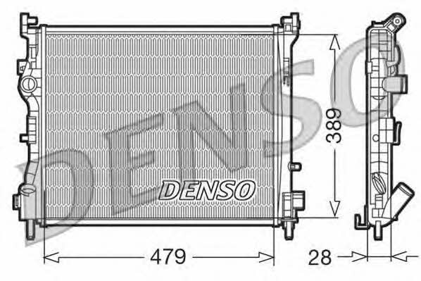 DENSO DRM23016 Radiator, engine cooling DRM23016