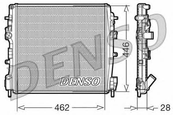 DENSO DRM23018 Radiator, engine cooling DRM23018