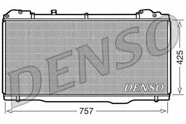 DENSO DRM23023 Radiator, engine cooling DRM23023