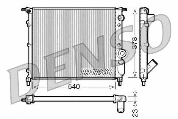 DENSO DRM23028 Radiator, engine cooling DRM23028