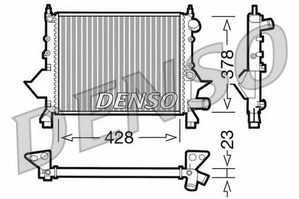 DENSO DRM23081 Radiator, engine cooling DRM23081