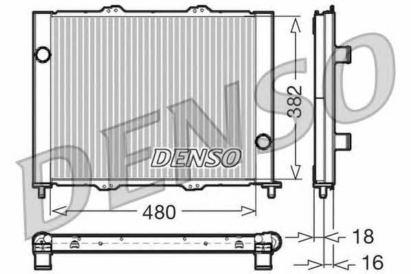 DENSO DRM23099 Radiator, engine cooling DRM23099