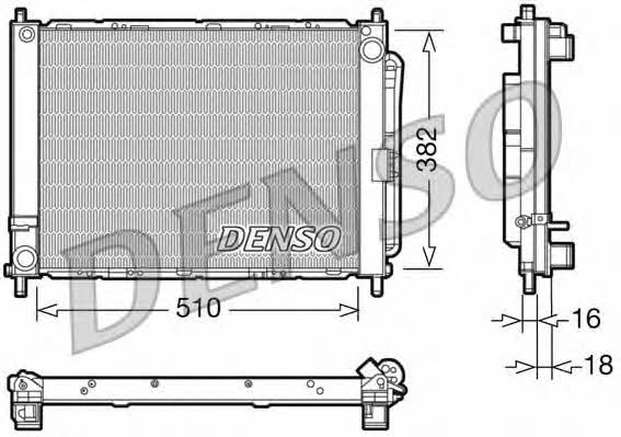 DENSO DRM23102 Radiator, engine cooling DRM23102