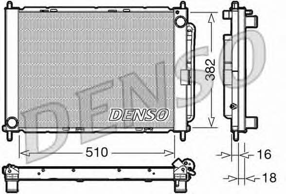 DENSO DRM23104 Radiator, engine cooling DRM23104
