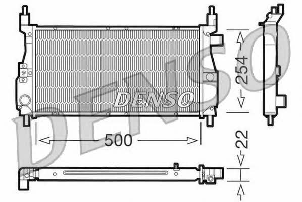 DENSO DRM24003 Radiator, engine cooling DRM24003