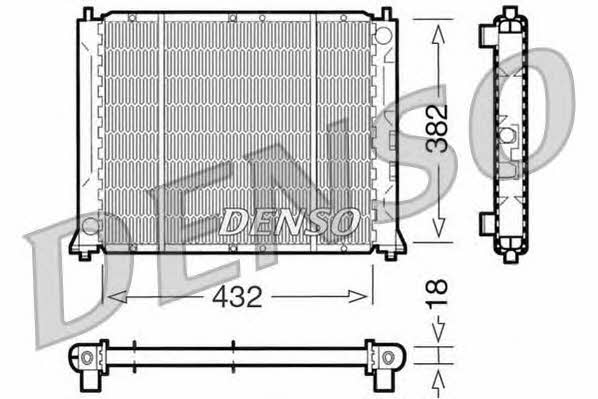 DENSO DRM24004 Radiator, engine cooling DRM24004